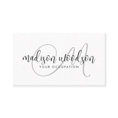 Monogram Handwritten Script Signature