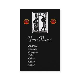 Monogram i Letter,Antique Figures Red Black White