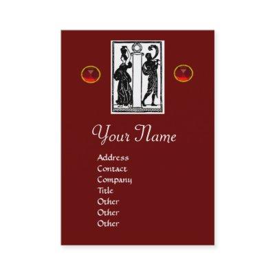 Monogram i Letter,Antique Figures Red Black White