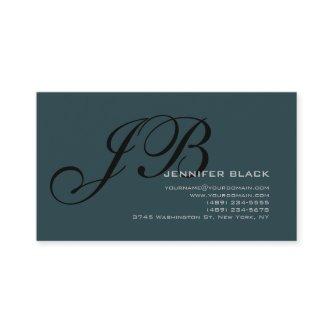 Monogram Indigo Black Consultant