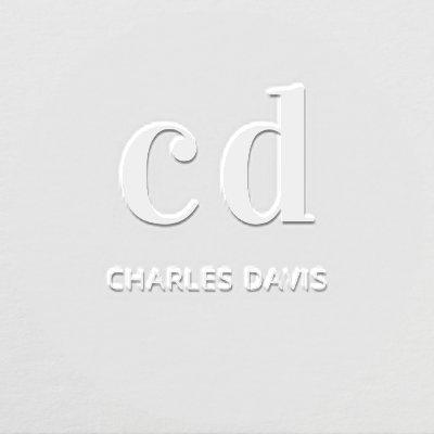 Monogram initials name minimalist modern embosser