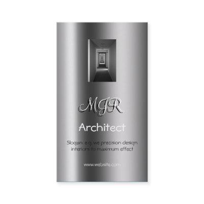 Monogram, Interior Design Architect, metallic-look