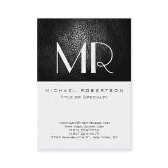 Monogram Leather White Parisian