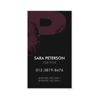 Monogram Letter P