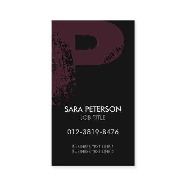 Monogram Letter P