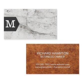 Monogram |  Marble Leather Texture