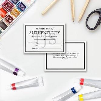 Monogram Mini Certificate of Authenticity