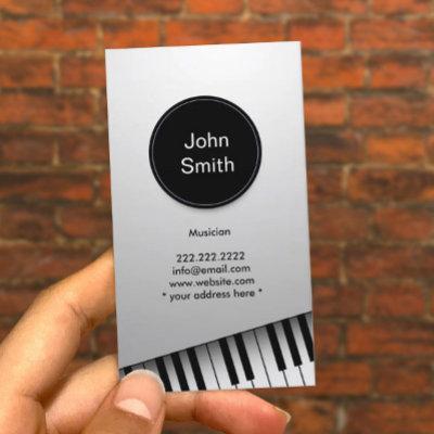 Monogram Modern Pianist Musician Music
