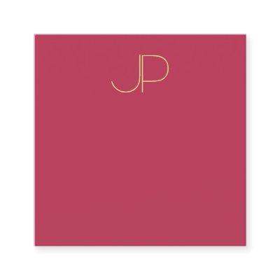 Monogram Modern Professional Template Elegant Square