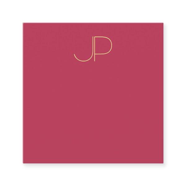 Monogram Modern Professional Template Elegant Square