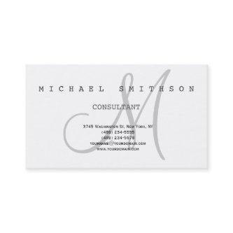 Monogram Modern Simple Consultant