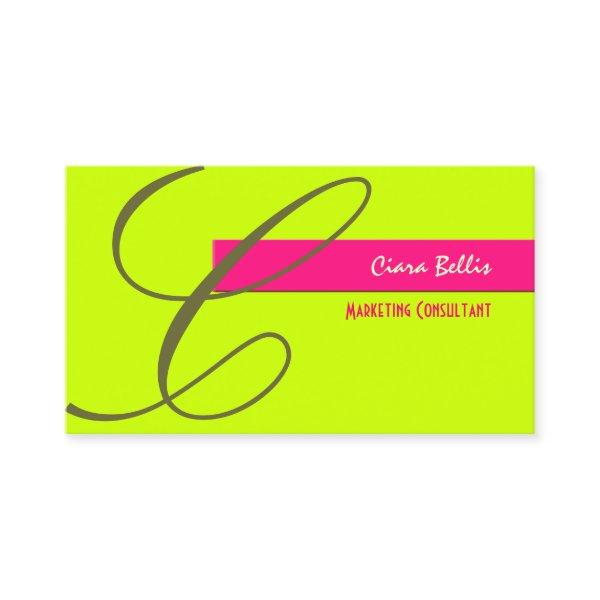 Monogram /Neon Colors /DIY Colors