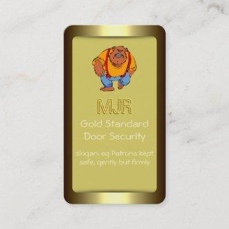 Monogram, Nightclub Door Security, gold-effect