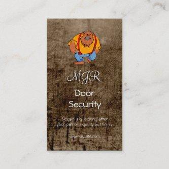 Monogram, Nightclub Door Security, leather-effect
