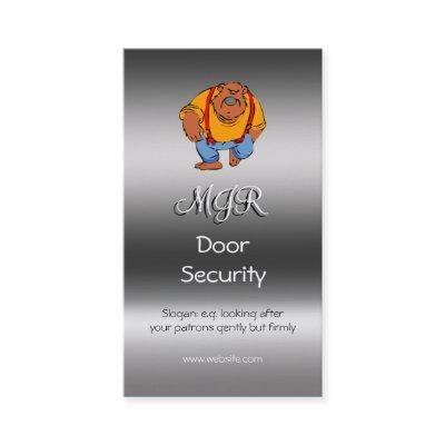 Monogram, Nightclub Door Security, metallic-effect