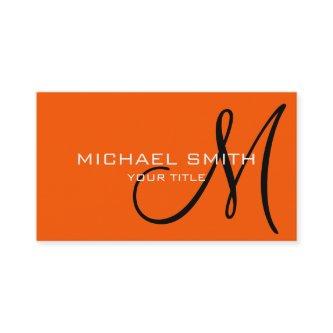 Monogram Orange (Panton) color background