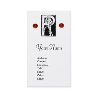 MONOGRAM P LETTER ANTIQUE FIGURE Black White