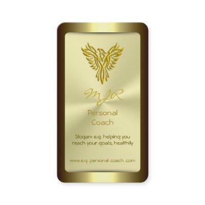 Monogram, Personal Trainer, golden Phoenix