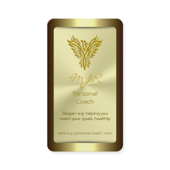 Monogram, Personal Trainer, golden Phoenix