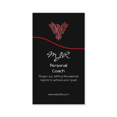 Monogram, Phoenix Personal Trainer, red swoosh