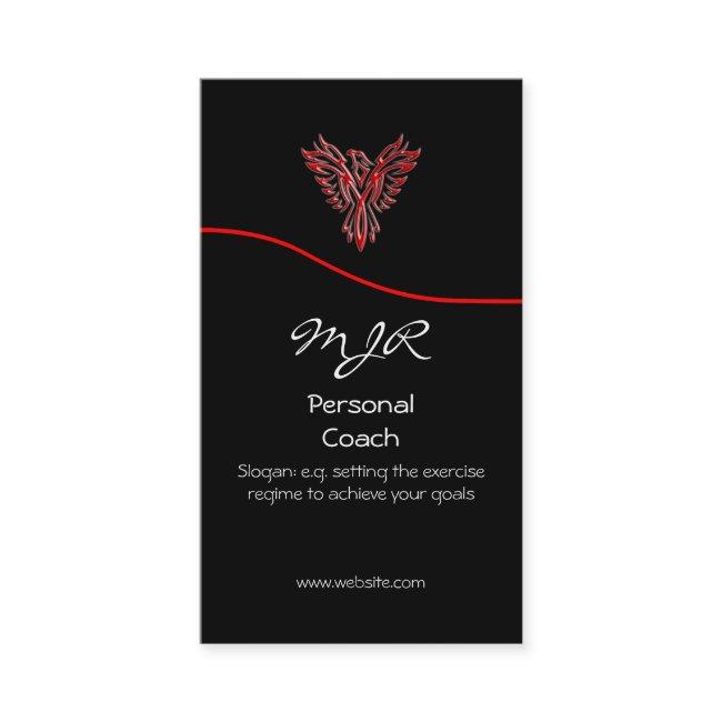 Monogram, Phoenix Personal Trainer, red swoosh