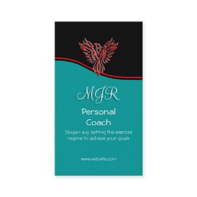 Monogram, Phoenix Personal Trainer, red swoosh