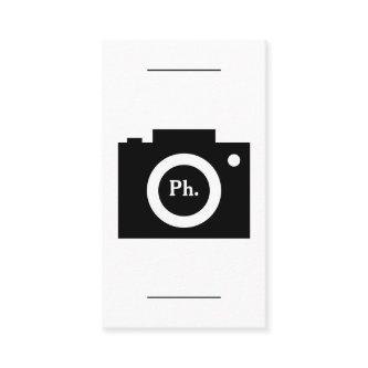 Monogram Photographer | Vertical Black & White