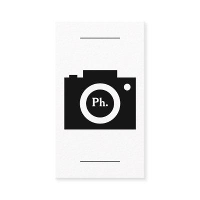 Monogram Photographer | Vertical Black & White