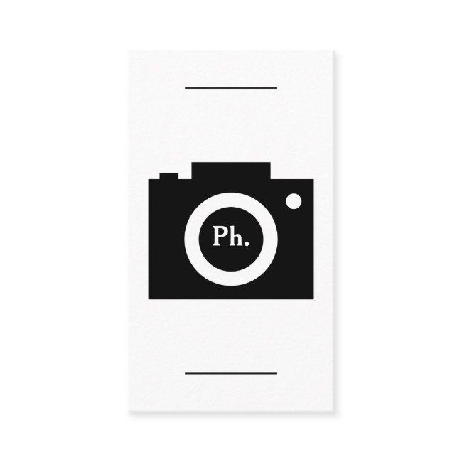 Monogram Photographer | Vertical Black & White