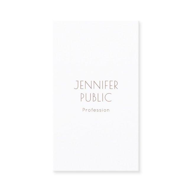 Monogram Plain Elegant Modern Design Professional
