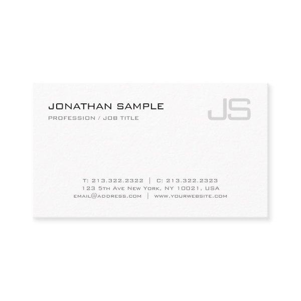 Monogram Plain Modern Design Luxury Trendy Elegant