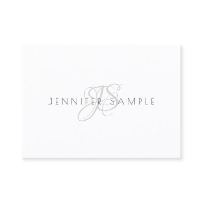 Monogram Professional Simple Template Elegant