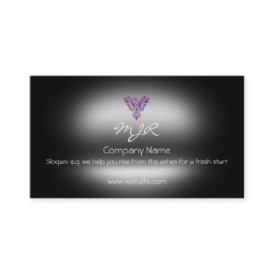 Monogram, Purple Phoenix Rising, metallic-effect