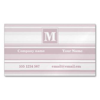 Monogram rose quartz stripes magnetic