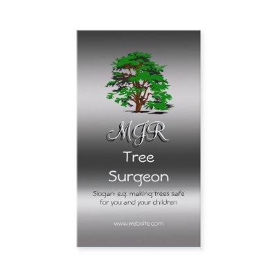 Monogram, Tree Surgeon, metallic-effect