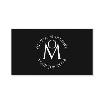 Monogram Typography Name Logo