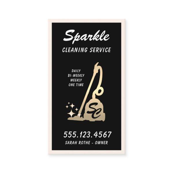 Monogram Vacuum Cleaner, Cleaning Service Maid  Ca Calling Card