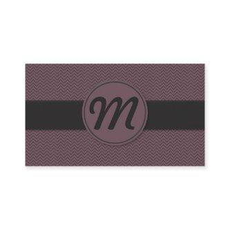 Monogram w/ Texture (purple)