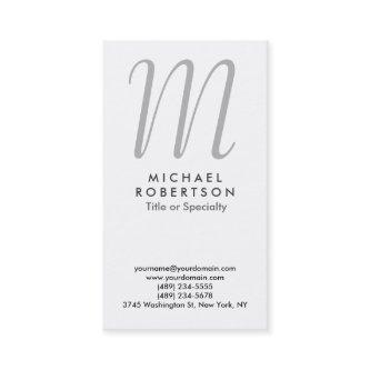 Monogram White Grey Professional