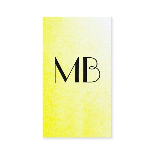 Monogram Wine Yellow