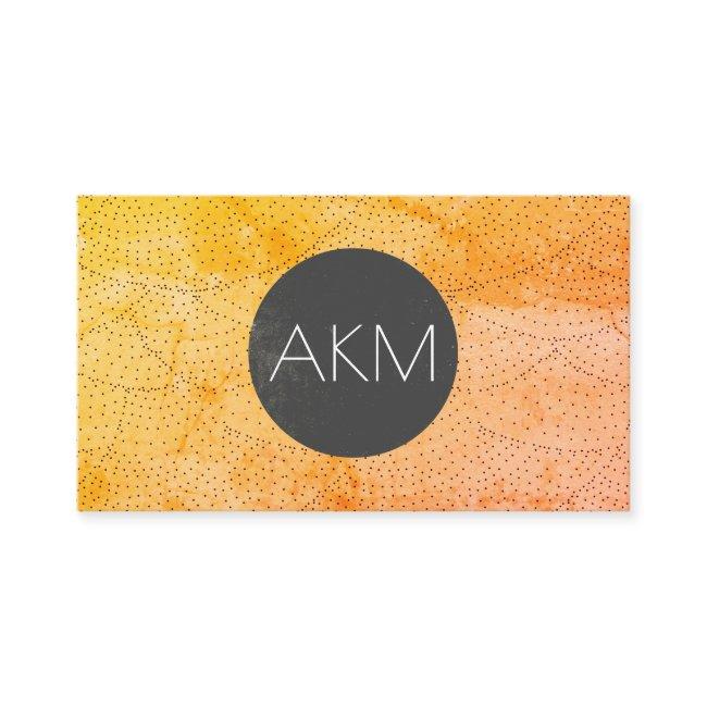 Monogram with Stylish Pattern