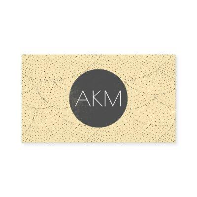 Monogram with Stylish Pattern