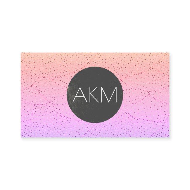Monogram with Stylish Pattern
