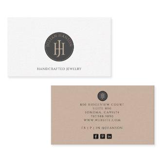 Monogrammed Logo Jewelry Designer