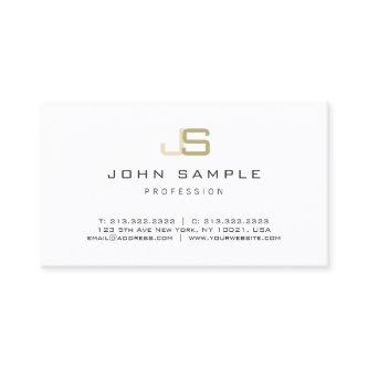 Monogrammed Modern Professional Elegant Simple