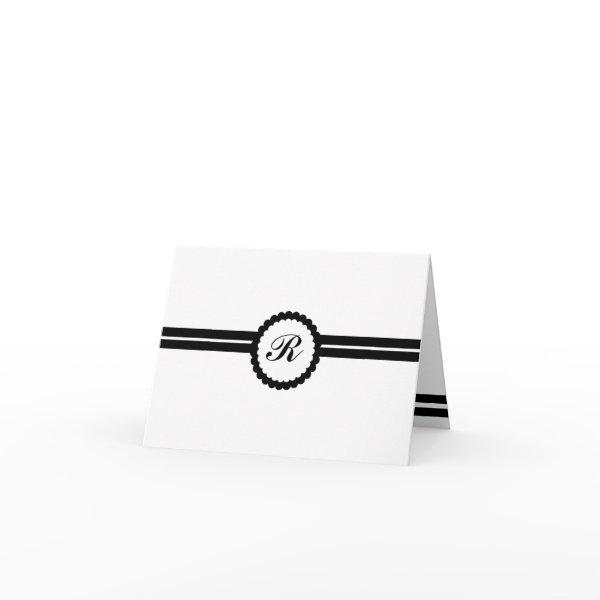 Monogrammed Multipurpose Professional Note Card
