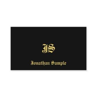 Monogrammed Template Classic Old Style Text