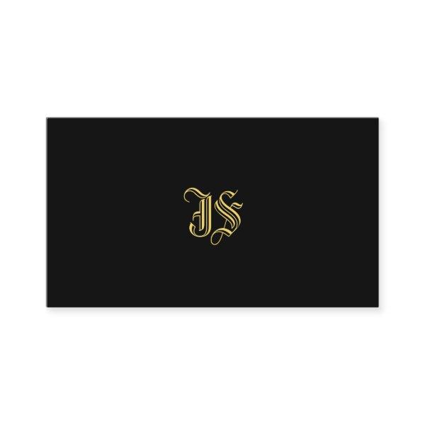 Monogrammed Template Elegant Classic Old Style
