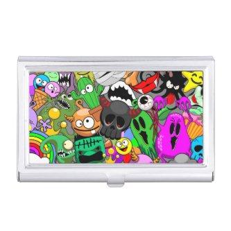 Monsters Cute Characters Halloween Pattern   Case