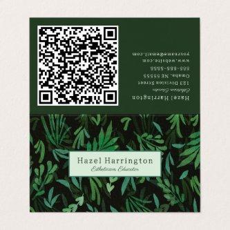 Moody Botanical QR Code Folded